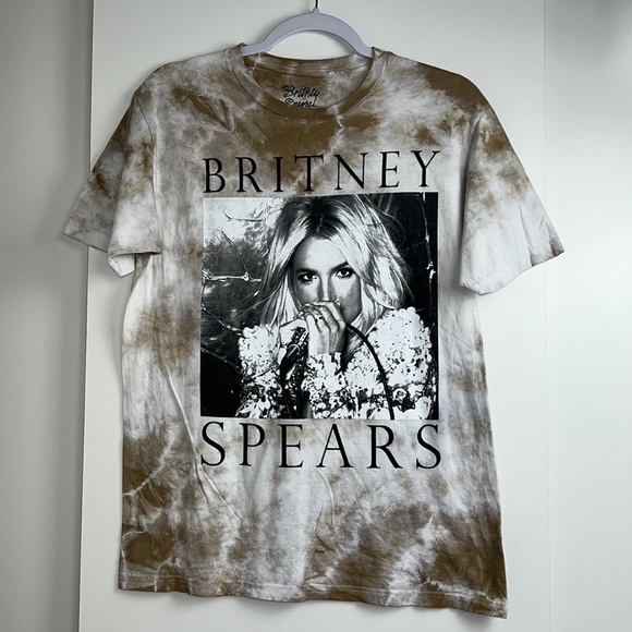 BRITNEY SPEARS bleach dyed boyfriend t-shirt - Picture 6 of 10